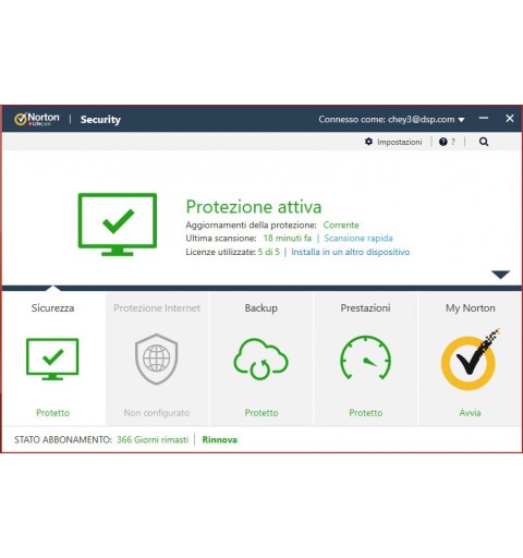 NortonLifeLock Norton 360 Deluxe 2021 | Antivirus per 3 dispositivi | Licenza di 1 anno | Secure VPN e Password Manager | PC,