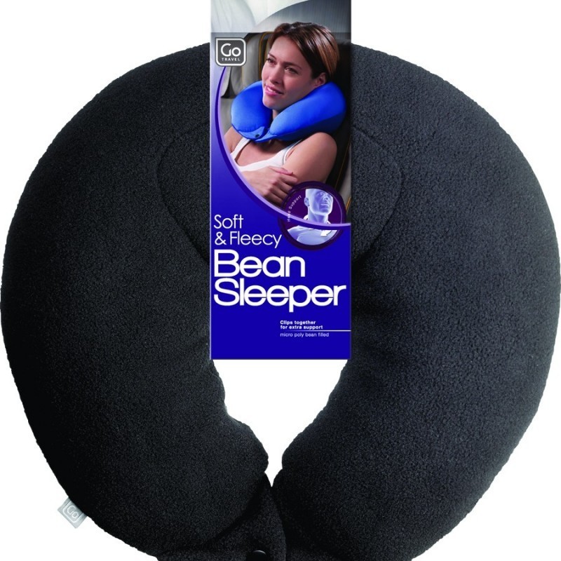 Compagnia del Viaggio Bean Sleeper travel pillow Black
