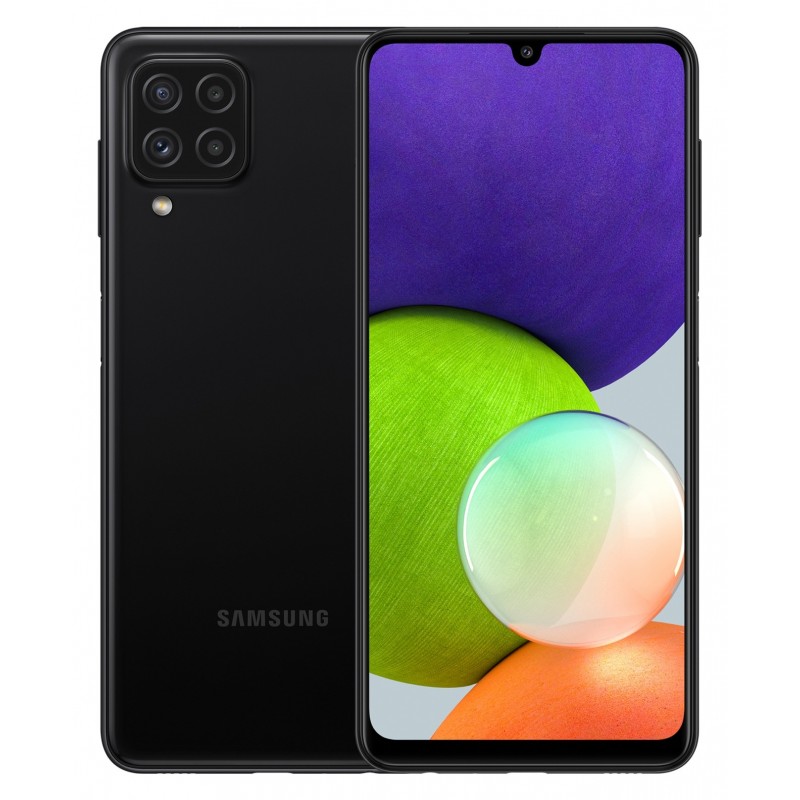 Samsung SM-A225F DSN 16.3 cm (6.4") Dual SIM 4G USB Type-C 4 GB 64 GB 5000 mAh Black