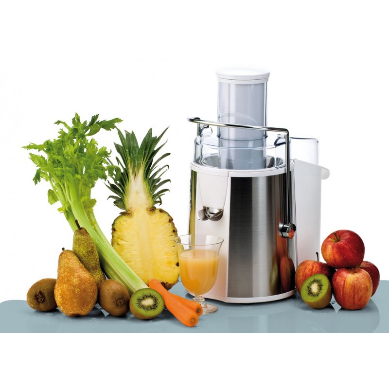 Ariete 173 juice maker Centrifugal juicer 700 W Stainless steel, White