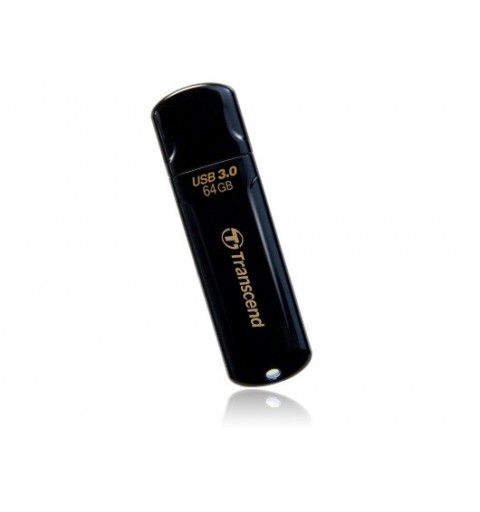 Transcend JetFlash elite 700 64GB USB 3.0 lecteur USB flash 64 Go USB Type-A 3.2 Gen 1 (3.1 Gen 1) Noir