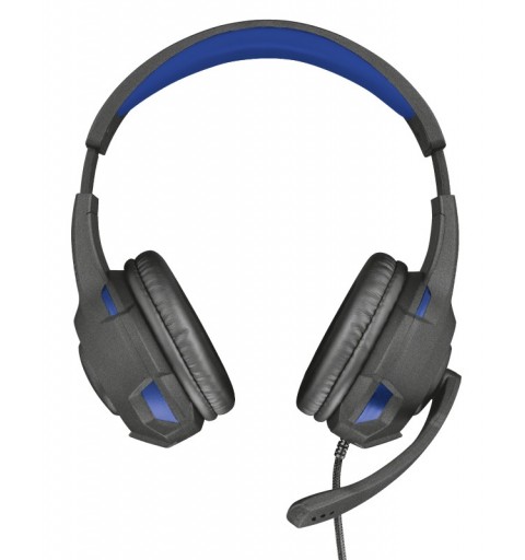 Trust GXT 307B Ravu Gaming Headset for PS4 Auricolare Cablato A Padiglione Giocare Nero, Blu
