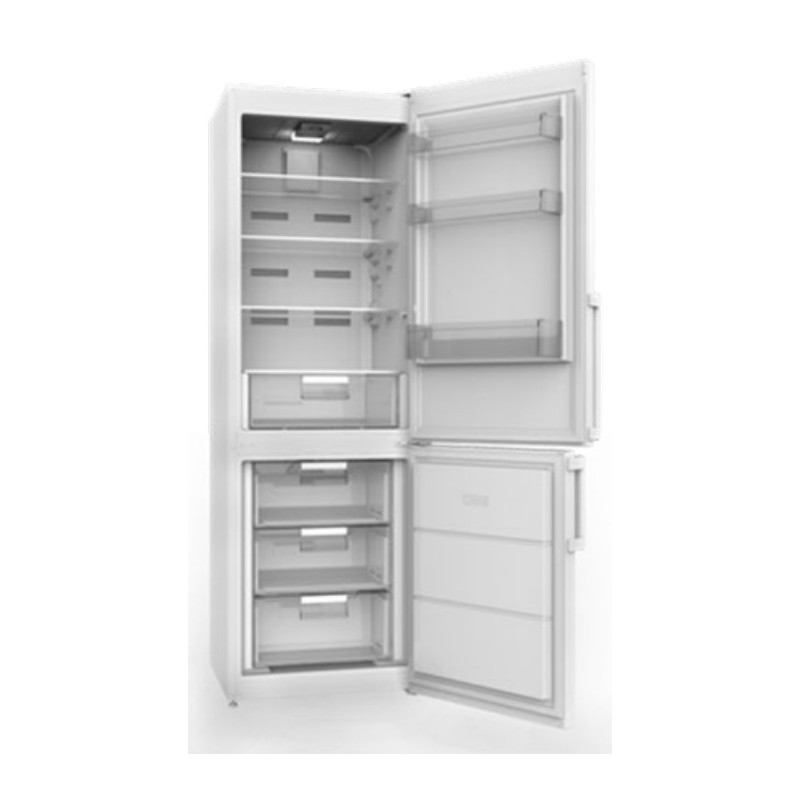 Sharp SJ-BA09DTXWF réfrigérateur-congélateur Autoportante 295 L Blanc