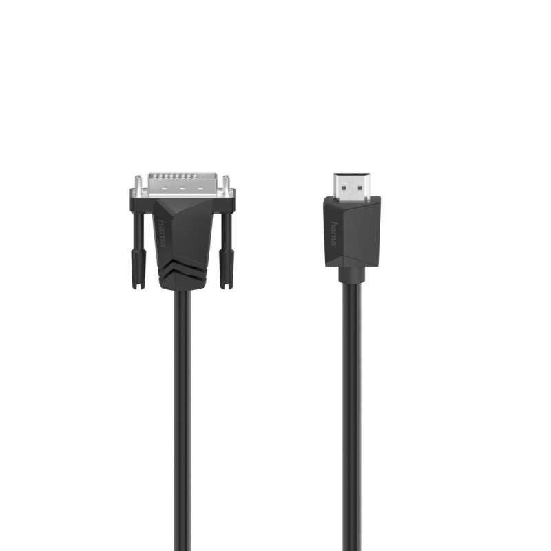 Hama 00200715 cable DVI 1,5 m HDMI tipo A (Estándar) DVI-I Negro
