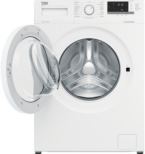 Beko WUX71232WI-IT machine à laver Charge avant 7 kg 1200 tr min D Blanc