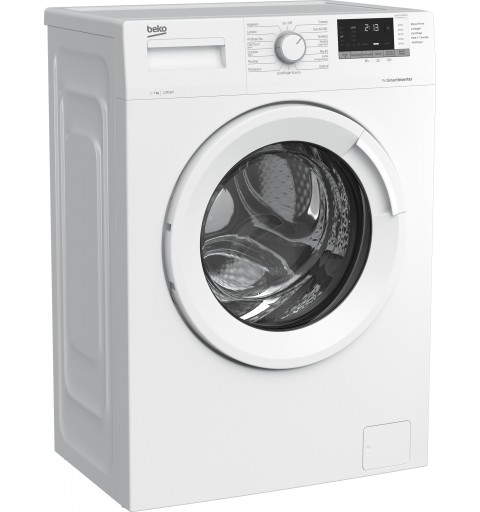Beko WUX71232WI-IT machine à laver Charge avant 7 kg 1200 tr min D Blanc