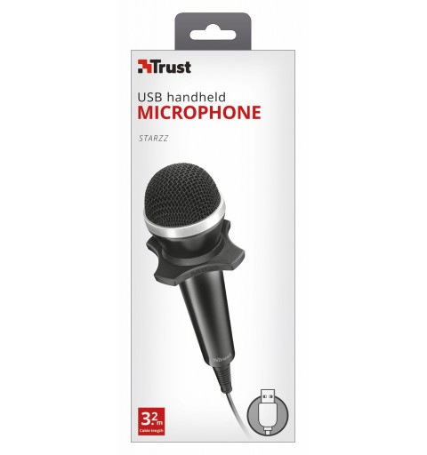 Trust STARZZ Black PC microphone