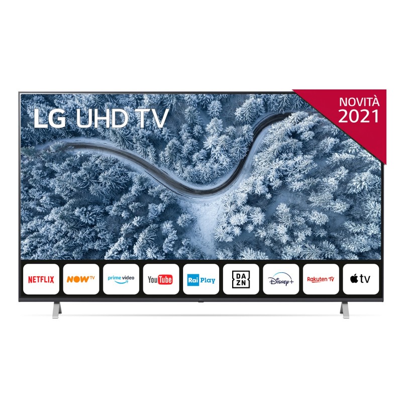 LG 75UP76706LB 75" Smart TV 4K Ultra HD NOVITÀ 2021 Wi-Fi Processore Quad Core 4K AI Sound