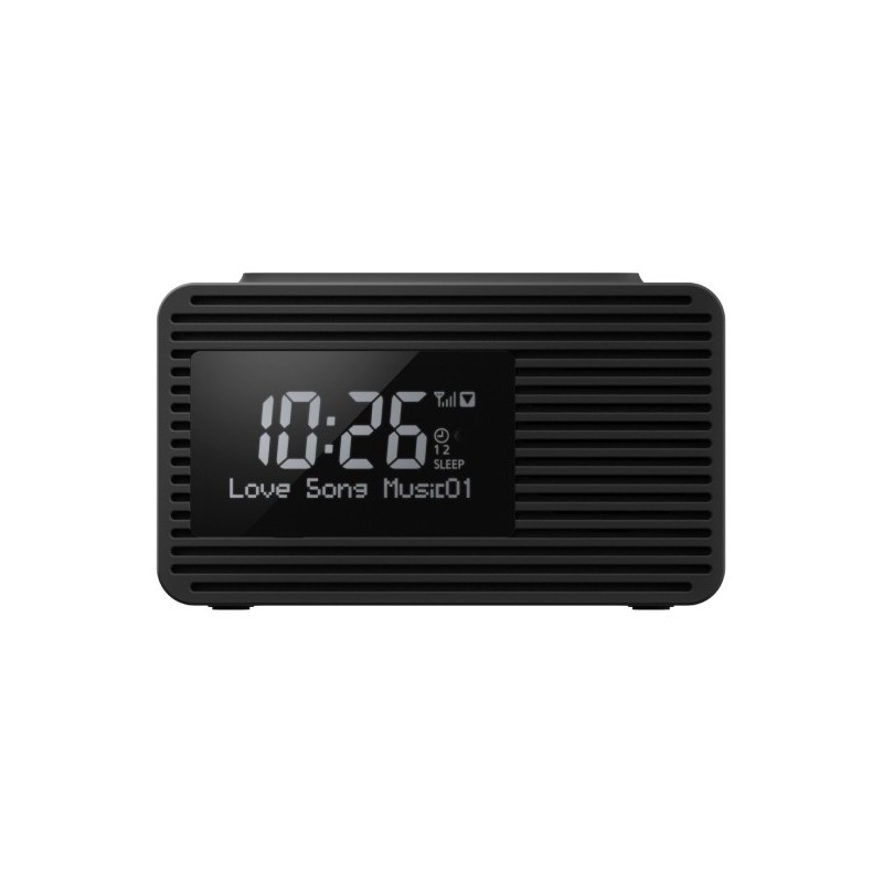 Panasonic RC-D8EG-K Radio Uhr Schwarz