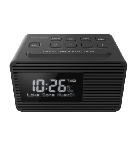 Panasonic RC-D8EG-K Radio portable Horloge Noir