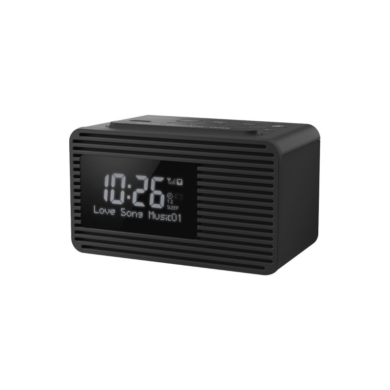 Panasonic RC-D8EG-K radio Orologio Nero