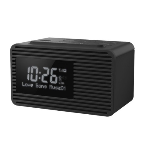 Panasonic RC-D8EG-K radio Orologio Nero