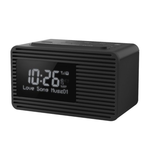 Panasonic RC-D8EG-K Radio portable Horloge Noir