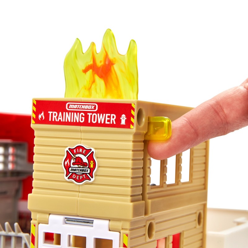 Matchbox Action Drivers Fire Station Rescue Playset