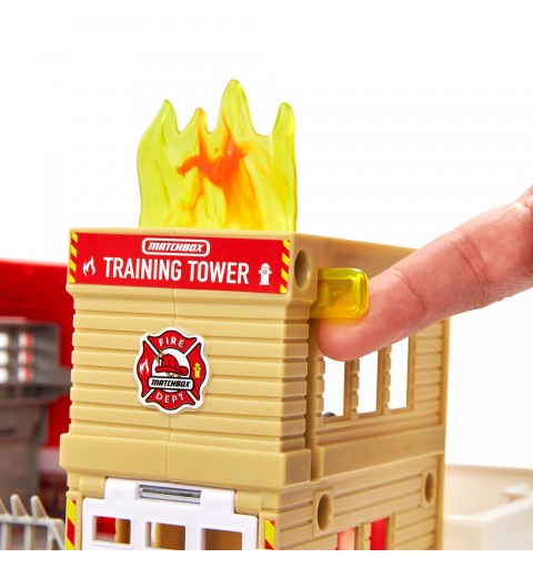 Matchbox Action Drivers Fire Station Rescue Playset