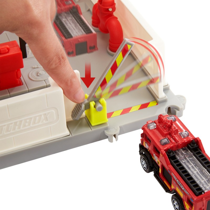 Matchbox Action Drivers Fire Station Rescue Playset