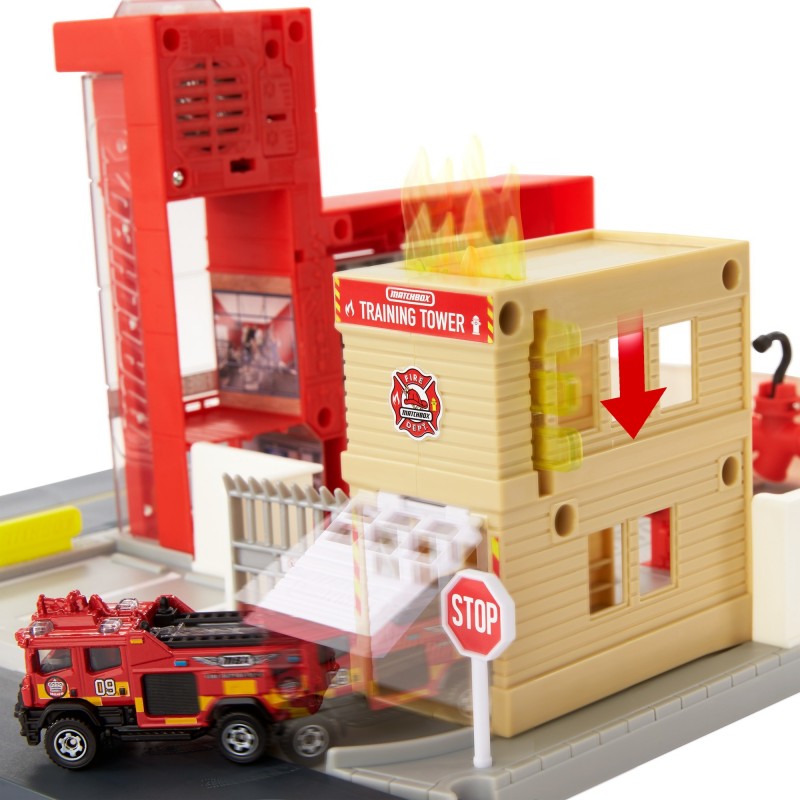 Matchbox Action Drivers MatchboxMbx Playset Caserne Pompiers