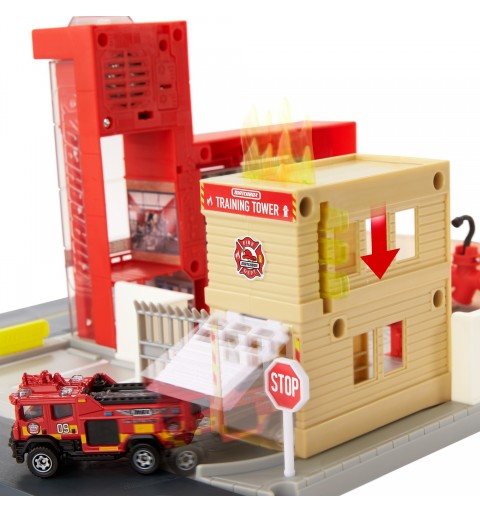 Matchbox Action Drivers Fire Station Rescue Playset