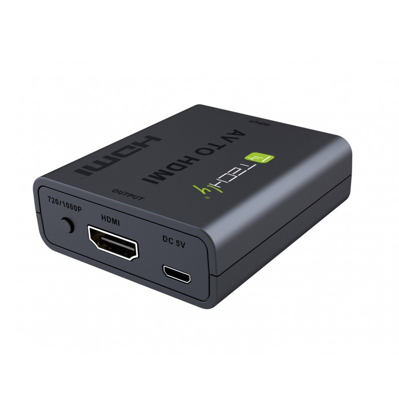 Techly Convertitore AV 3 RCA ad HDMI