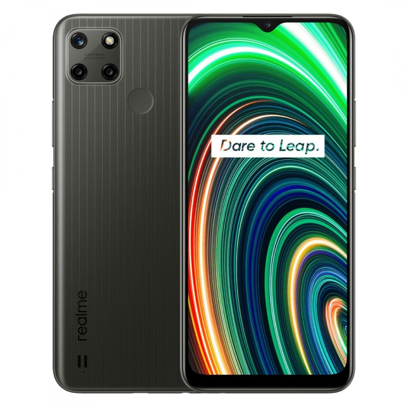 realme C25Y 16,5 cm (6.5 Zoll) Dual-SIM Android 11 4G Mikro-USB 4 GB 64 GB 5000 mAh Grau