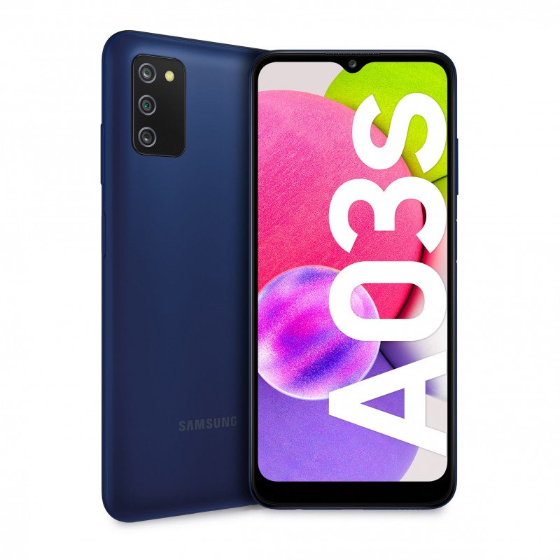 Samsung Galaxy A03s SM-A037GZBNEUE smartphone 16,5 cm (6.5") Double SIM Android 11 4G USB Type-C 3 Go 32 Go 5000 mAh Bleu