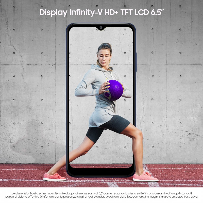 Samsung Galaxy A03s SM-A037GZBNEUE smartphone 16,5 cm (6.5") Double SIM Android 11 4G USB Type-C 3 Go 32 Go 5000 mAh Bleu