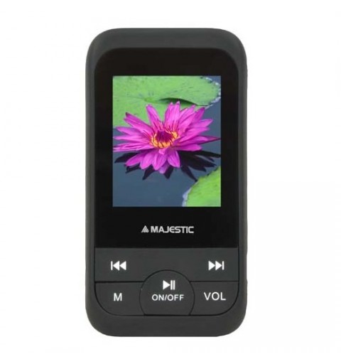 New Majestic SDA-8071R Lecteur MP3 8 Go Noir