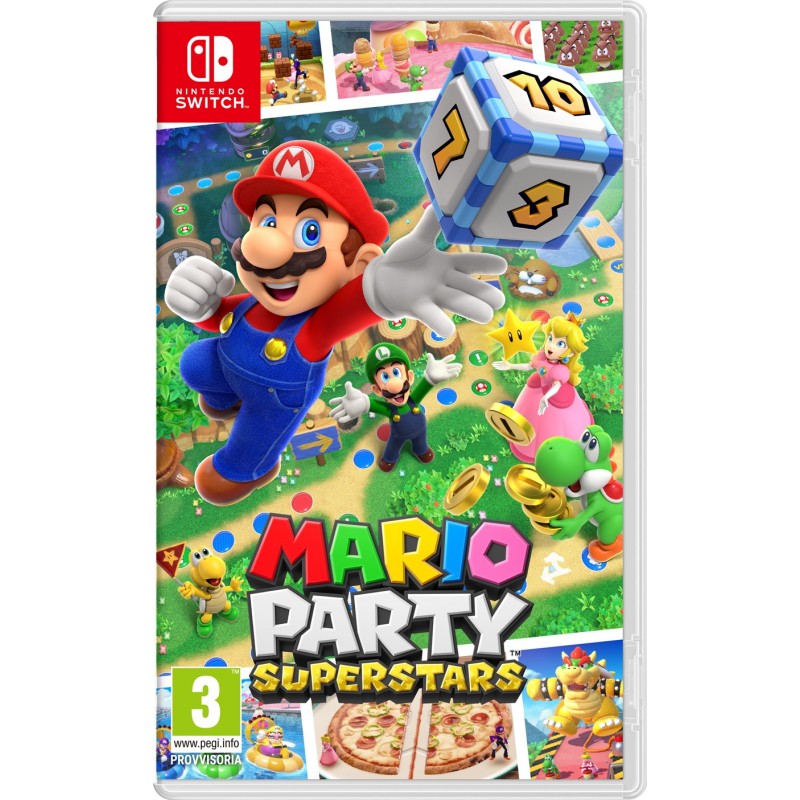 Nintendo Mario Party Superstars Standard Simplified Chinese, Traditional Chinese, German, Dutch, English, Spanish, French,