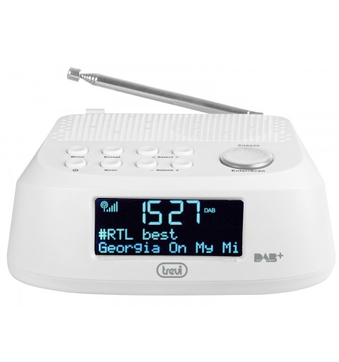 Trevi RC 80D4 DAB Horloge Numérique Blanc