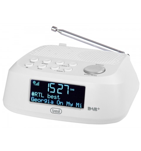 Trevi RC 80D4 DAB Horloge Numérique Blanc