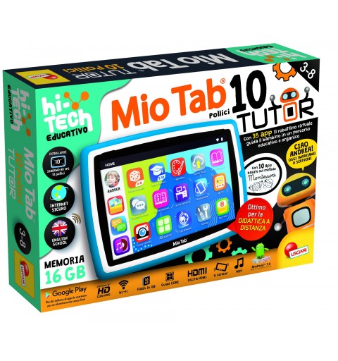 Lisciani MIO TAB 10" TUTOR XL 2021 16 GB Wi-Fi Blu