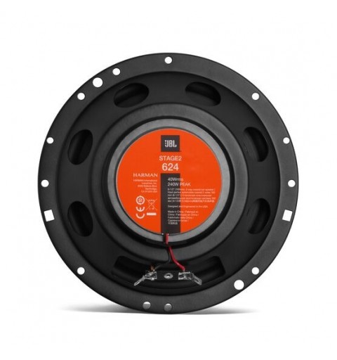 JBL Stage2 624 Autolautsprecher Rund 2-Wege 240 W 2 Stück(e)