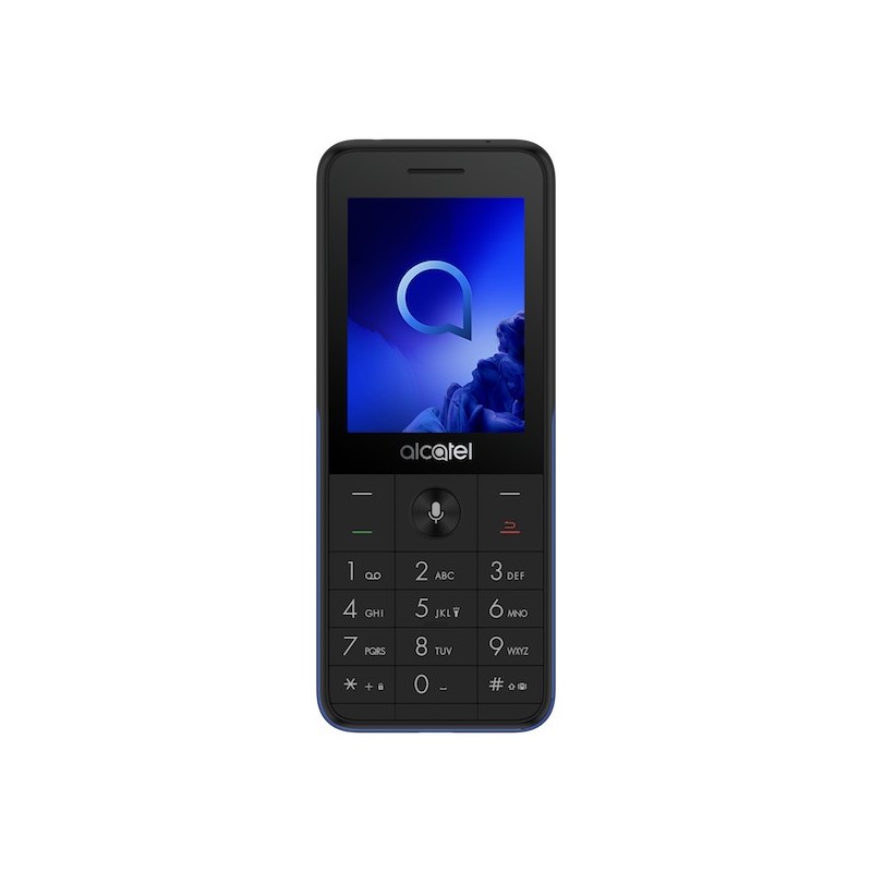 Alcatel 3088 6,1 cm (2.4") 90 g Noir, Bleu Téléphone d'entrée de gamme