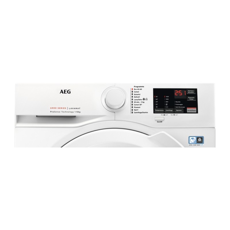 AEG L6FBI143 lavadora Carga frontal 10 kg 1400 RPM C Blanco