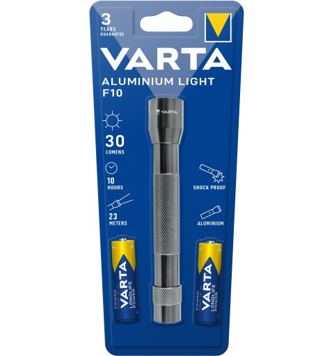 Varta Multi LED Aluminium Light 2AA Black Hand flashlight