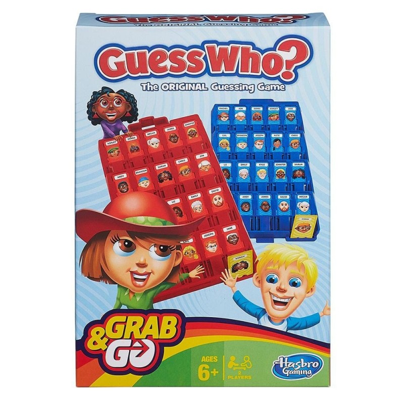 Hasbro Guess Who? Grab and Go Niños Deducción