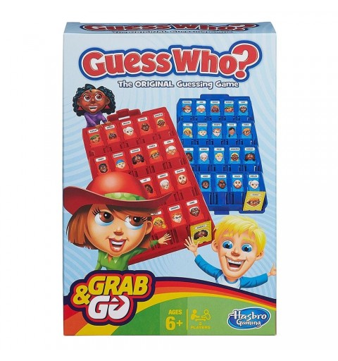 Hasbro Guess Who? Grab and Go Enfants Déduction