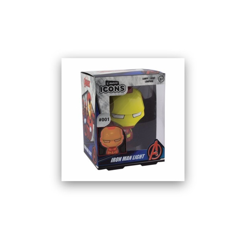 Paladone Iron Man Icon Light BDP Iluminación de ambiente