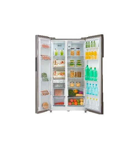 Comfeè RCS700WH1 frigo américain Autoportante 527 L Acier inoxydable