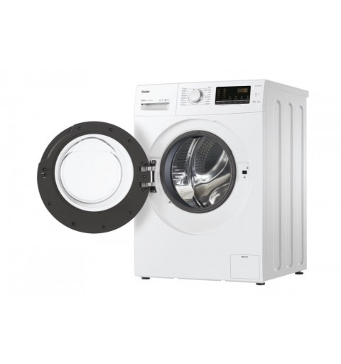 Haier Series 30 HW100-SB1230N machine à laver Charge avant 10 kg 1200 tr min A Blanc