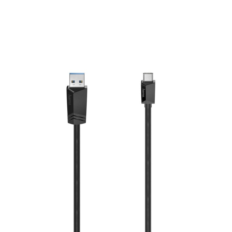 Hama 00200651 câble USB 0,75 m USB 3.2 Gen 1 (3.1 Gen 1) USB C USB A Noir