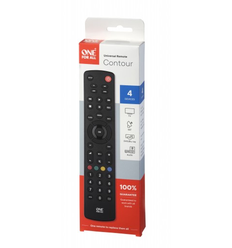 One For All Basic Universal Remote Contour 4