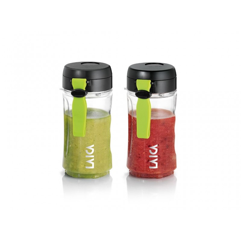 Laica VT3800 Lebensmittelaufbewahrungsbehälter Rund Kanister 0,4 l Schwarz, Grün, Transparent