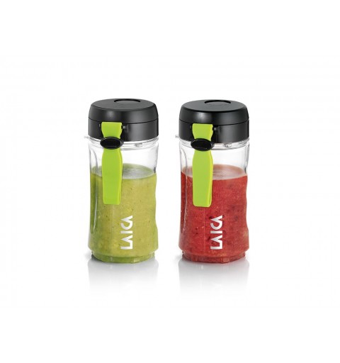 Laica VT3800 boîte hermétique alimentaire Rond 0,4 L Noir, Vert, Transparent