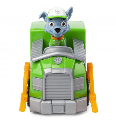 PAW Patrol , Rocky’s Recycle Truck Vehicle with Collectible Figure, for Kids Aged 3 and up