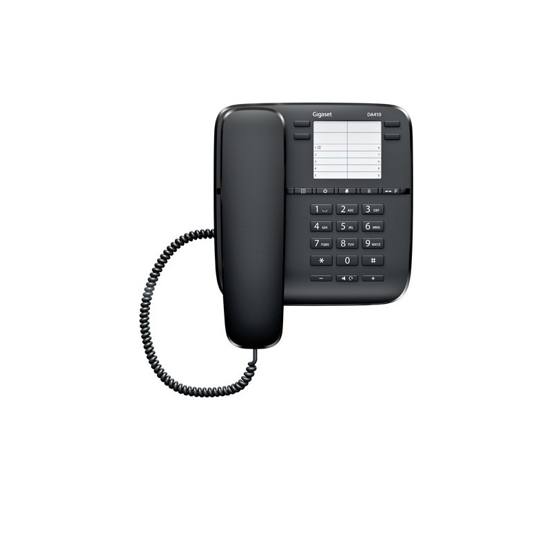 Gigaset DA410 Teléfono analógico Negro