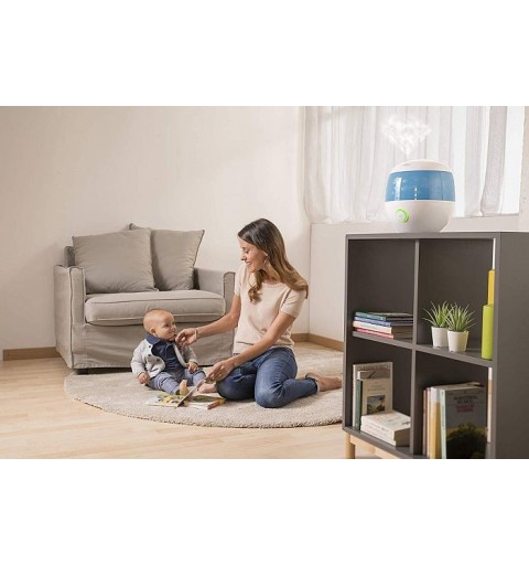 Chicco Humi Hot Advance humidificador Vapor Azul, Blanco