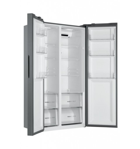 Haier SBS 90 Serie 3 HSR3918FNPG side-by-side refrigerator Freestanding 528 L F Silver