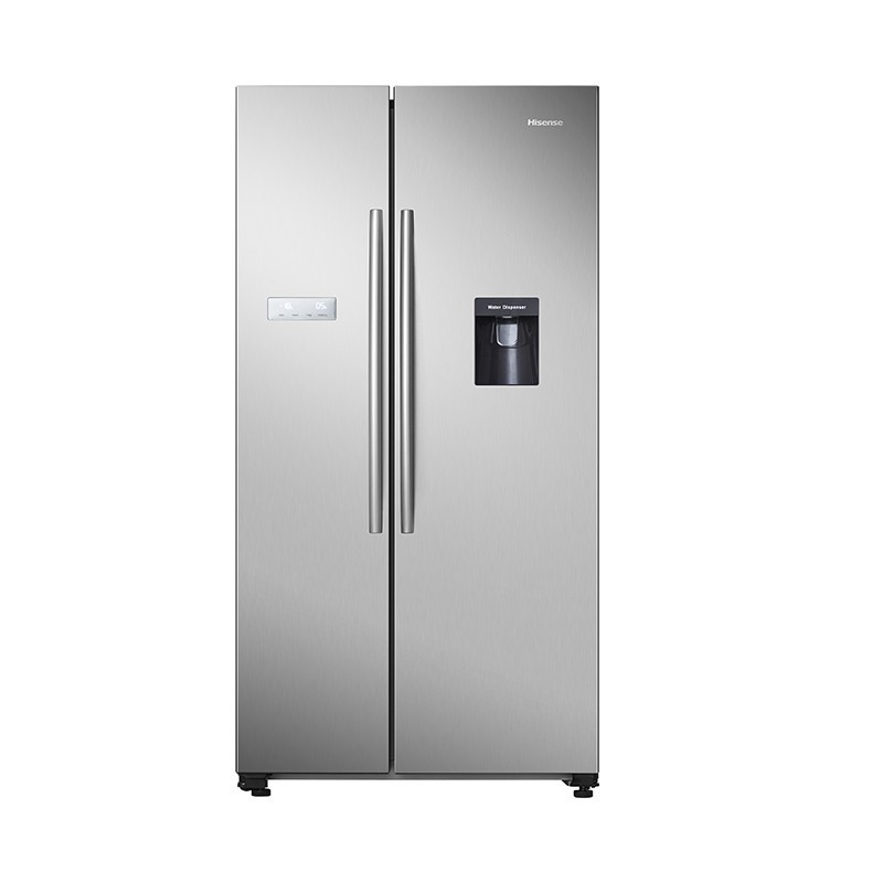 Hisense RS741 side-by-side refrigerator Freestanding 578 L F Stainless steel