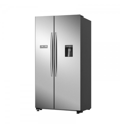 Hisense RS741 side-by-side refrigerator Freestanding 578 L F Stainless steel